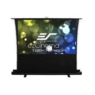 Elite Screens FT74XWH 74" 16:9 Portable Tension Floor Pull Up Projecto - Free Shipping *