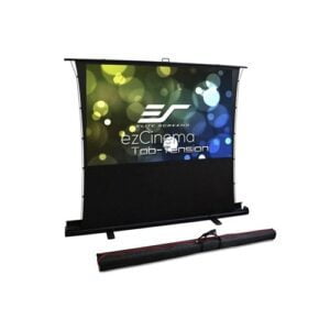 Elite Screens FT80XWH 80" 16:9 Portable Tension Floor Pull Up Projecto - Free Shipping *