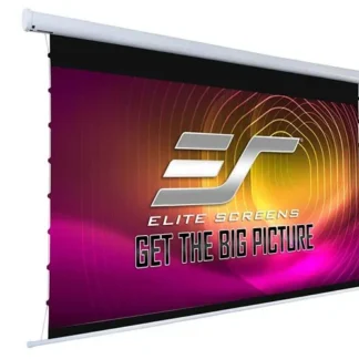 Elite Screens 135" Electric Tab Tension 16:9 Aspect Ratio - Free Freight