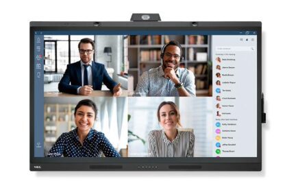 NEC WD551 55" Windows Collaboration Display - Certified for Microsoft Teams/ Built-in Conference Camera/ 4K/ 10-point Multi Touch/ 16/7 / USB-Cx2/HDMI